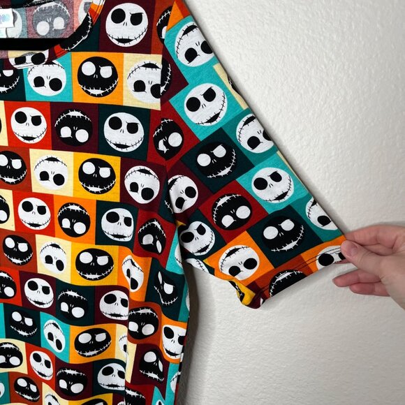 LuLaRoe Jack Skellington Nightmare Before Christmas T-Shirt 2XL - Picture 3 of 7